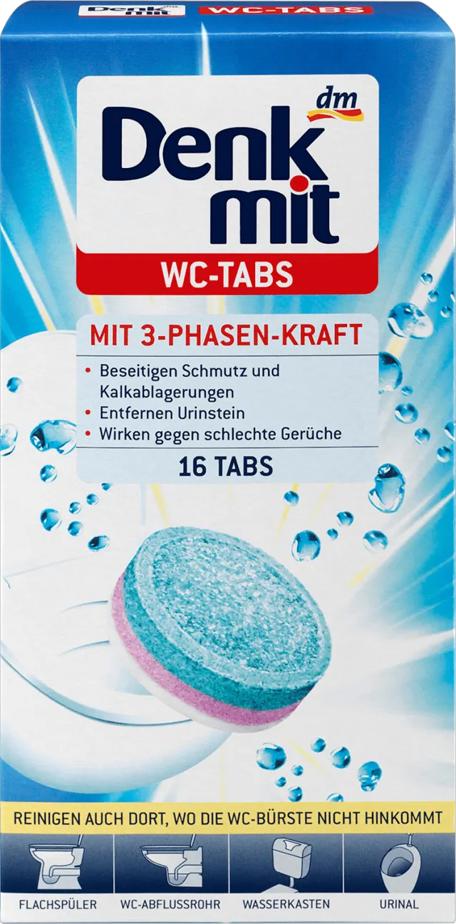 Denkmit tablete za čišćenje WC-a 16x25g Denkmit