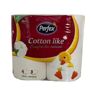 Toalet papir Cotton comf.line nat.4/1 3s