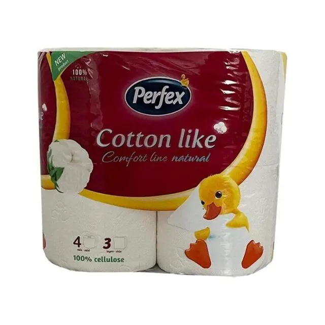 Toalet papir Cotton comf.line nat.4/1 3s 4 kom Perfex