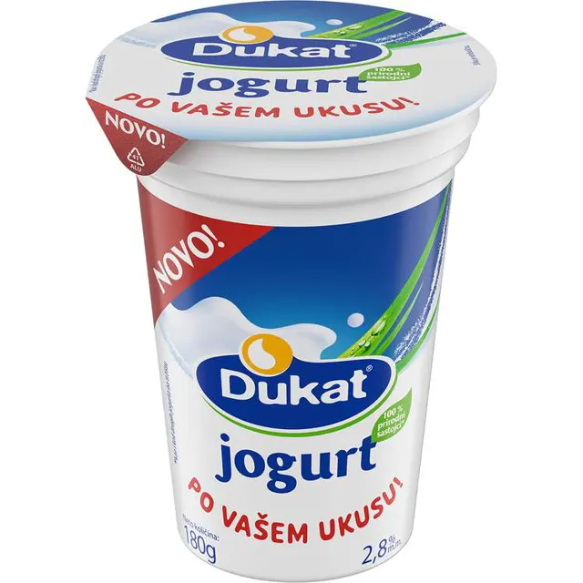 jogurt dukat casa 2.8 mm 180g somboled DUKAT