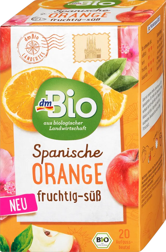 dmBio čaj španska narandža 20x2g dmBio
