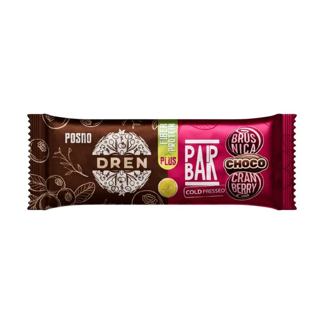 BAR URMA ČOKO BRUSNICA PAR 40G DREN DREN