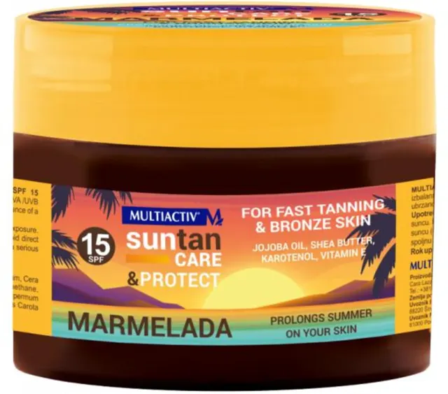 MARMELADA SA UV ZAŠTITOM SPF 15 TEGLICA 200ML MULTIACTIV SUN CARE&PROTECT SUN CARE&PROTECT