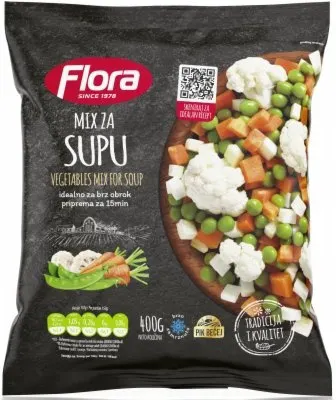SMRZNUTO MESANO POVRCE ZA SUPU 400G FLORA FLORA