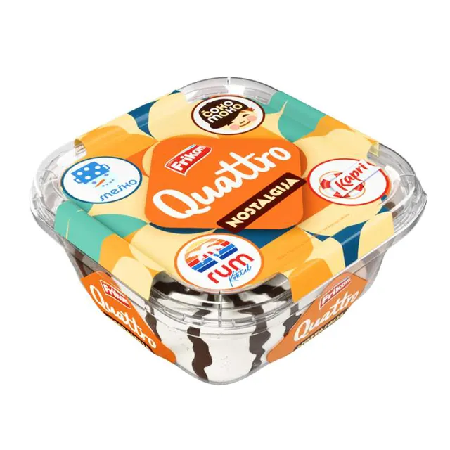 Slad.Quattro nostalgy Frikom 1600ml/903g Frikom