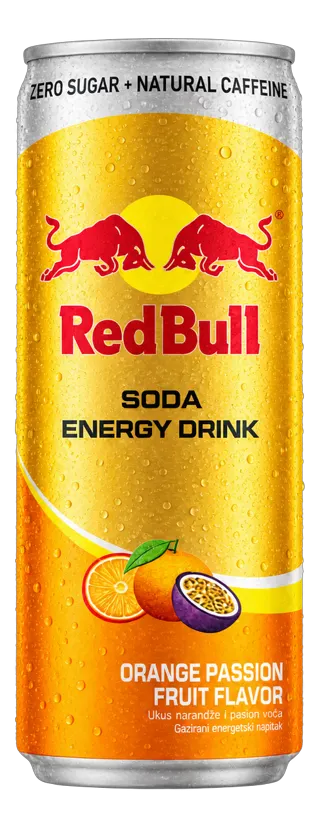 RED BULL ENERGY SPARKLING POMORANDZA MARAKUJA 250ML