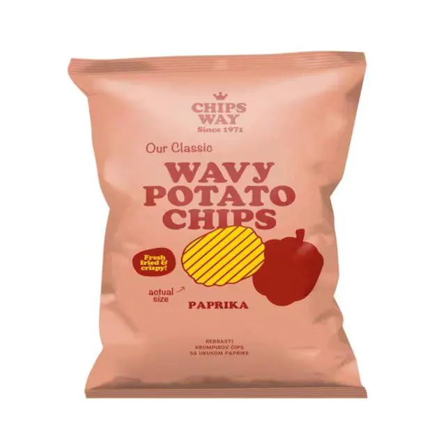 Cips rebrasti Paprika Chips way 150g Chips Way