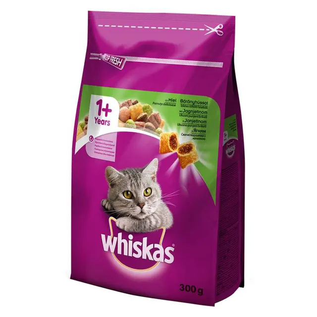 Whiskas briketi jagnjetina 300g Whiskas