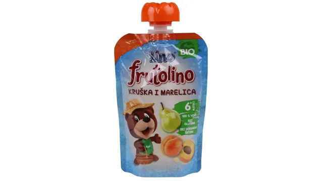 Bio pouch kruska i marelica 100g Lino