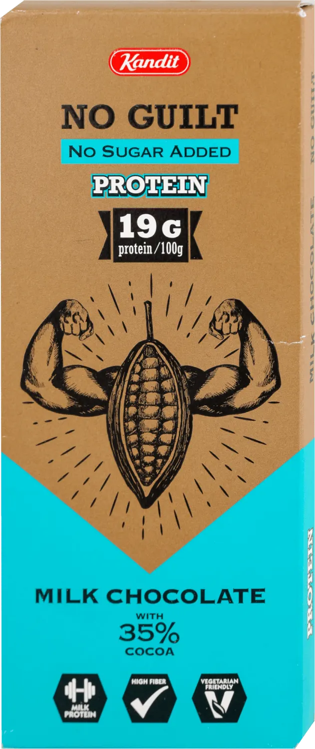 Kandit NO GUILT PROTEIN mlečna čoko.80g Kandit