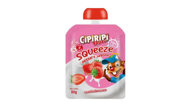 DESSERT CIPIRIPI JAGODA SQUEEZE 80gr CIPIRIPI