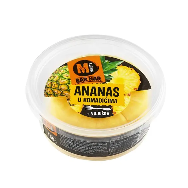 SALATA ANANAS TO GO 160G MINUTE MINUTE