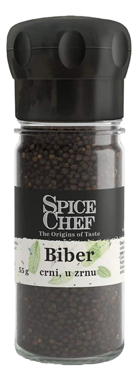 BIBER CRNI ZRNO MLIN 55G SPICE CHEF SPICE CHEF