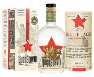 Rakija Yugoslavia heroes viljam.box 0,7l