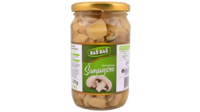 ŠAMPINJONI REZANI BAŠ BAŠ 370G BAS BAS