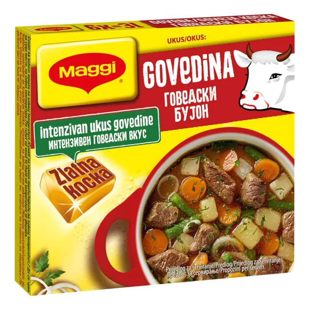 Kocka govedji bujon Maggi 60g Maggi Soups & Bouillons