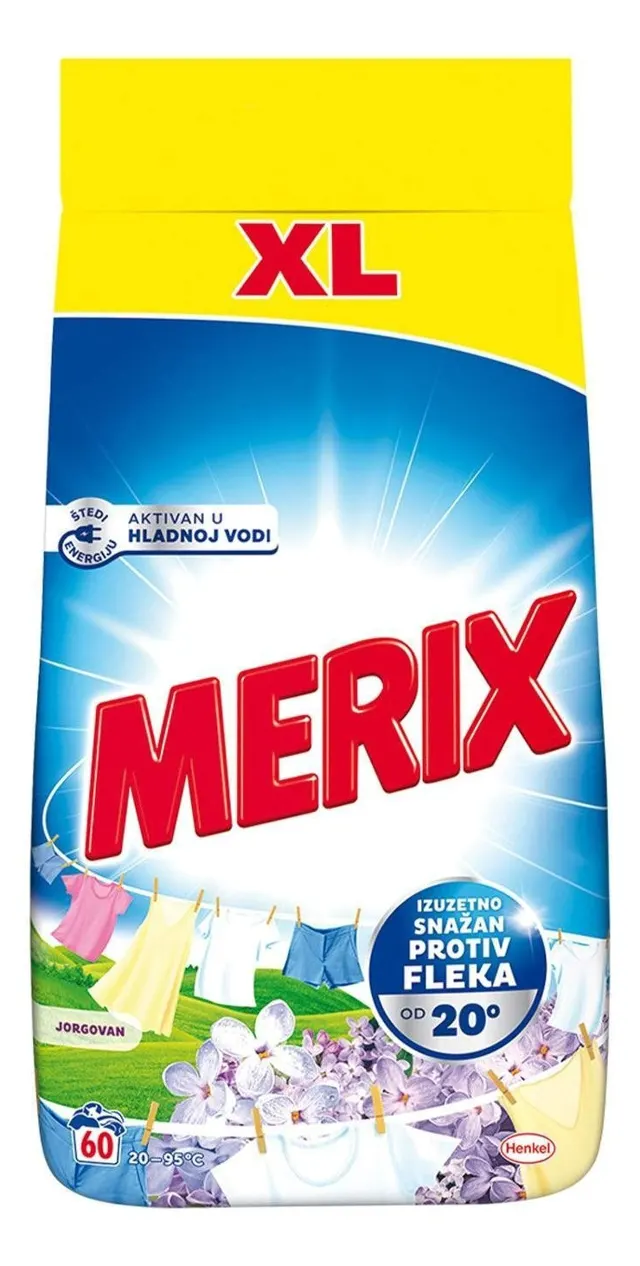 DETERDŽENT MERIX LILAC PWD 60WL 4.5KG MERIX