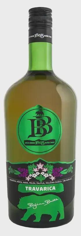 RAKIJA BB KLEKA TRAVARICA 1L