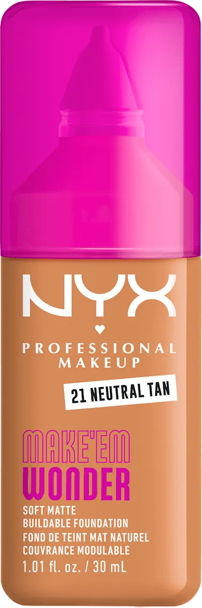 NYX MAKE'EM WONDER tečni puder 21 NYX