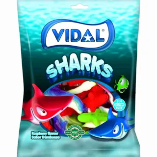 Bombona gumena Sharks Vidal 90g