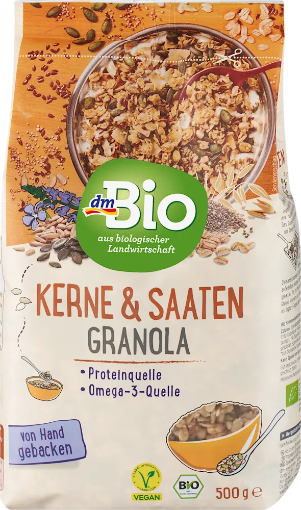 dmBio pecena granola sa semenkama 500g dmBio