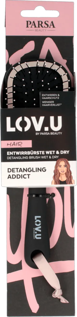 PARSA LOV.U četka za kosu - oval crna