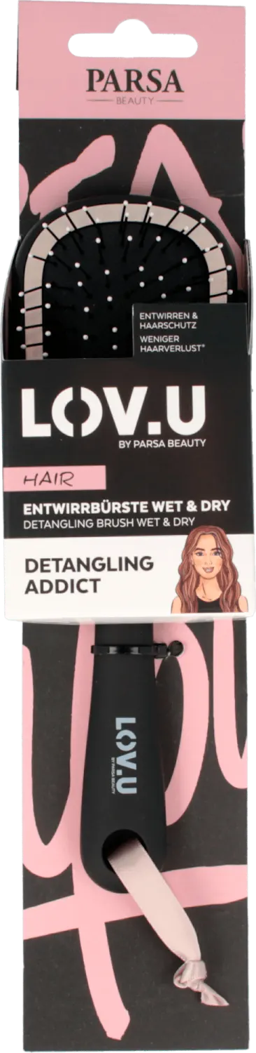 PARSA LOV.U četka za kosu - oval crna PARSA