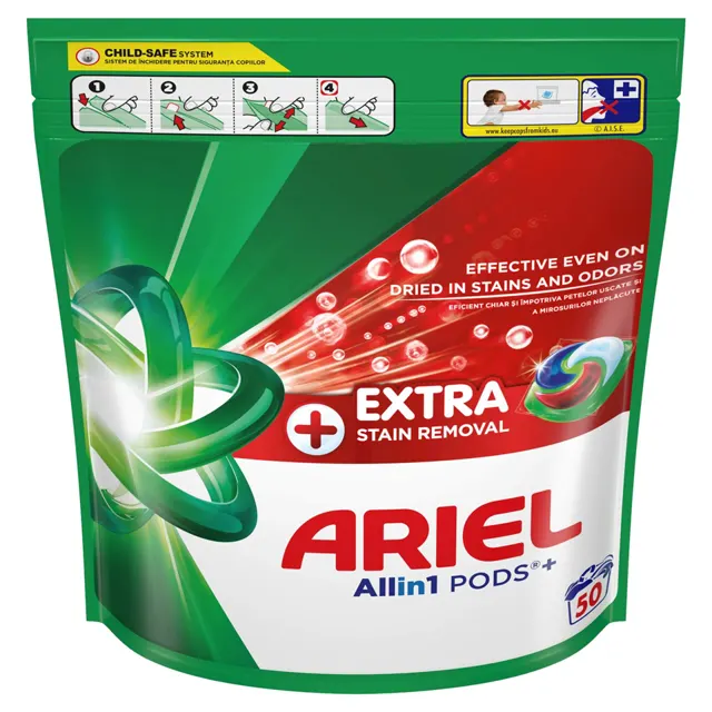 Ariel Extra Clean PODS kapsule 50 komada Ariel