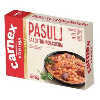 Pasulj sa ljutom kobasicom Carnex 400g