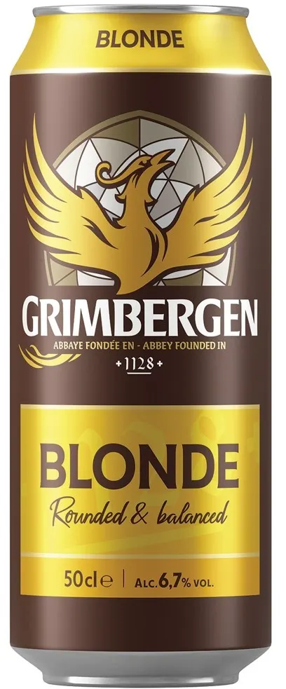 PIVO GRIMBERGEN BLONDE 0 .5L CARLSBERG GRIMBERGEN