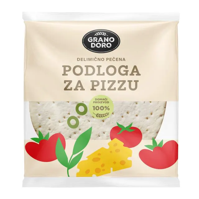 PODLOGA ZA PIZZU 200G GRANO DORO GRANO DORO