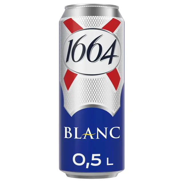 PIVO BLANC 1664 0.5l CAN KRONENBOURG PIVO