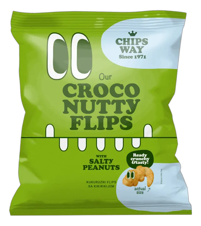FLIPS KROKODIL 40g NELT - CHIPS WAY