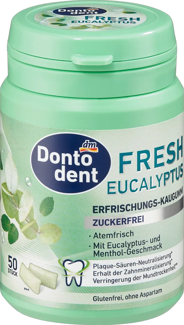Dontodent žvak. guma Fresh Eucal. 50kom Dontodent