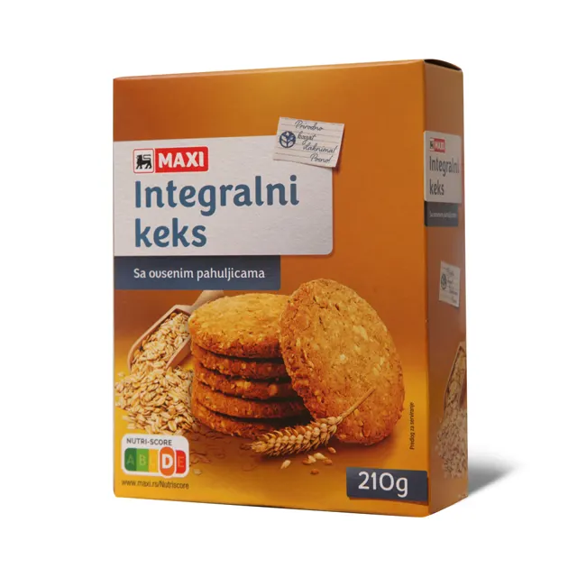 Integr.keks ovsene pahuljice Maxi 210g Maxi