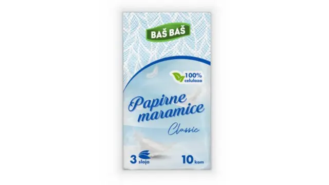 PAPIRNE MARAMICE CLASSIC BAŠ BAŠ 1/1 BAS BAS