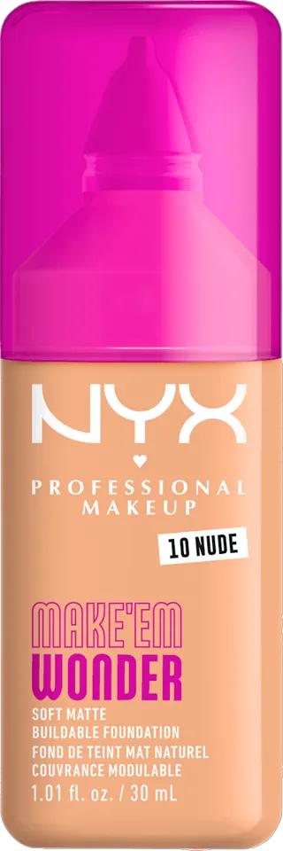 NYX MAKE'EM WONDER tečni puder 10