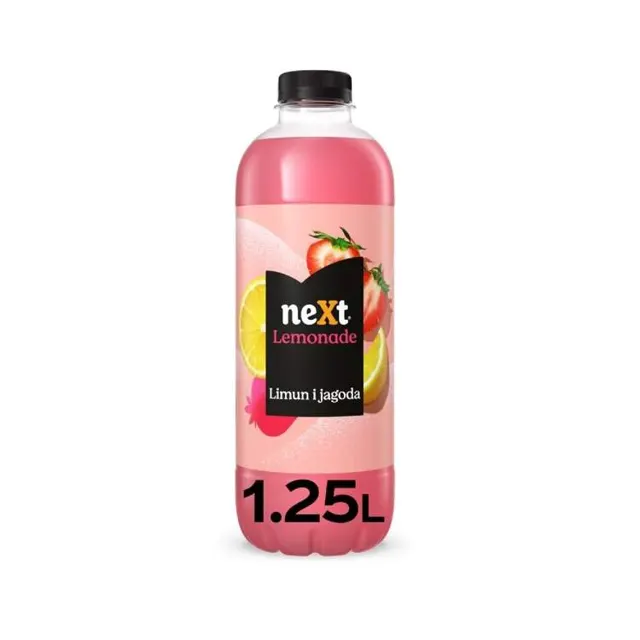 Napitak Limunada-limun jagoda Next 1,25l Next