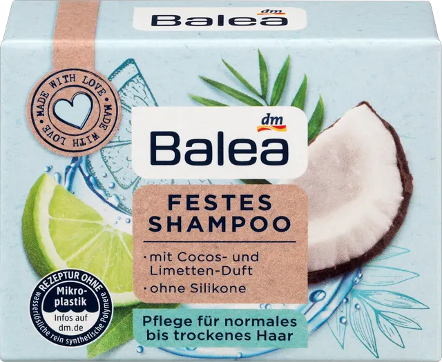 Balea čvrsti šampon kokos i limeta 60g Balea