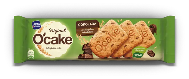 KEKS JAFFA O CAKE SA KOMADIĆIMA ČOKOLADE 115G JAFFA